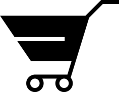 Grocery Shop Cart Outline Svg File, Free Vectors File